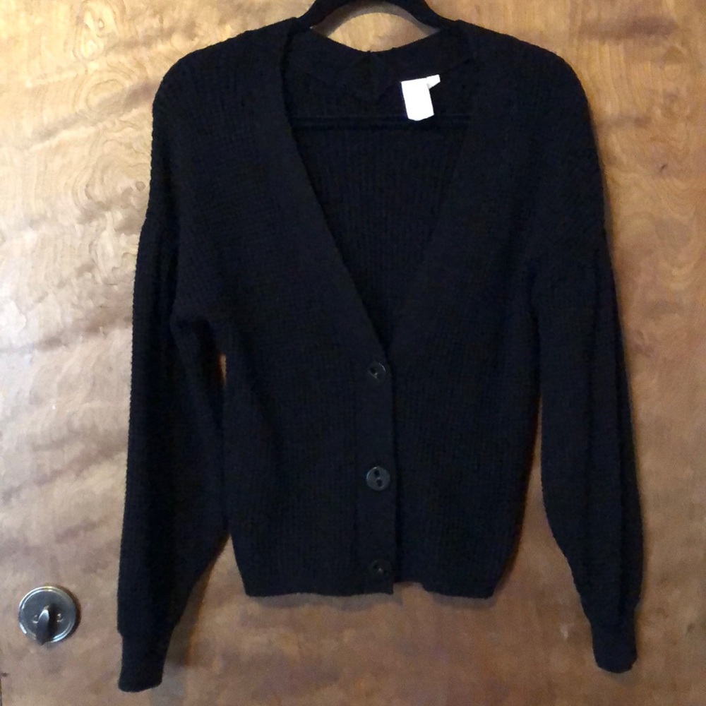 ADY P black cardigan size small
